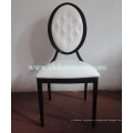 Высокое качество черный кадр Белый кожаный стул банкет (YC-D80)